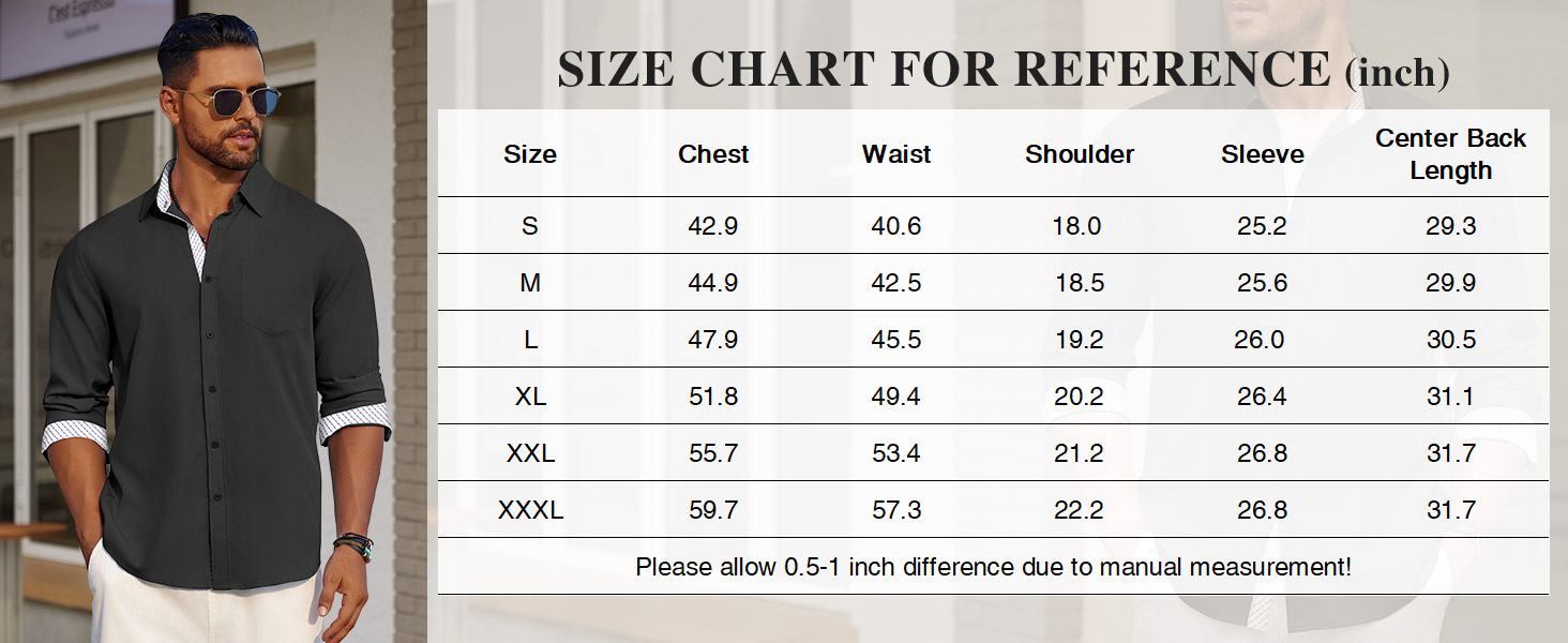 Men's Dress Shirt Wrinkle Free shirts