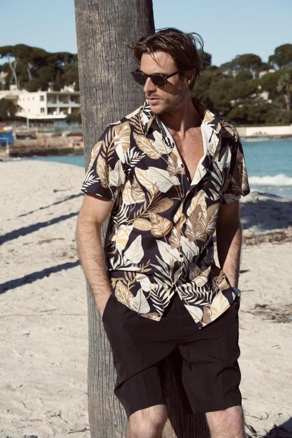 COOFANDY Men's Hawaiian 2 Piece Outfits Summer Beach Matching Set Short Sleeve Floral Shirts and Shorts - Image 47