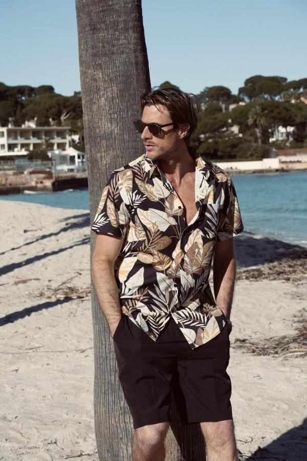 COOFANDY Men's Hawaiian 2 Piece Outfits Summer Beach Matching Set Short Sleeve Floral Shirts and Shorts - Image 48