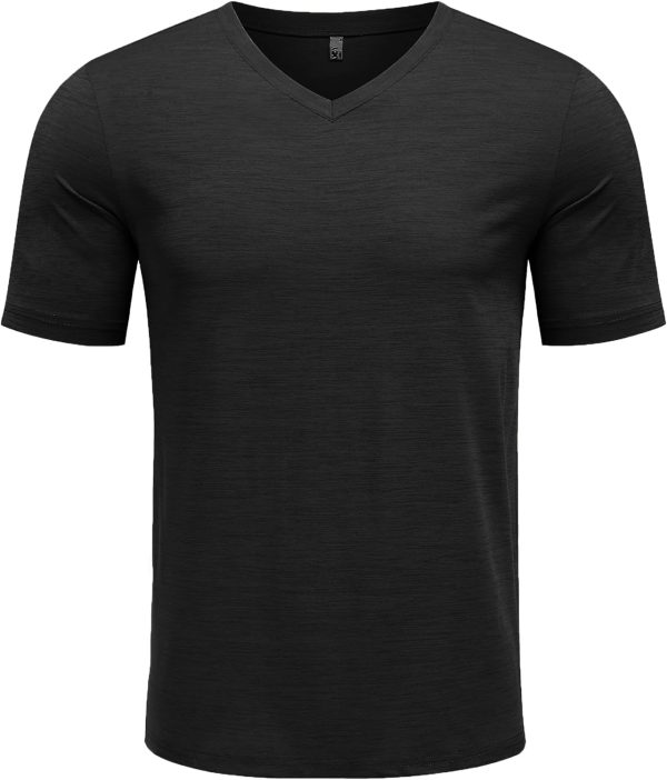 COOFANDY Men's T Shirts Short Sleeve Classic V Neck T-Shirt Casual Summer Basic Tee Shirt - Image 8